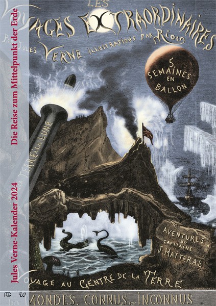 Jules Verne-Kalender 2024 – Die Reise zum Mittelpunkt der Erde